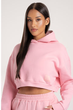 Crop pulóver Bubble Gum