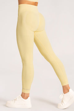 Push up 2.0 leggings butter yellow