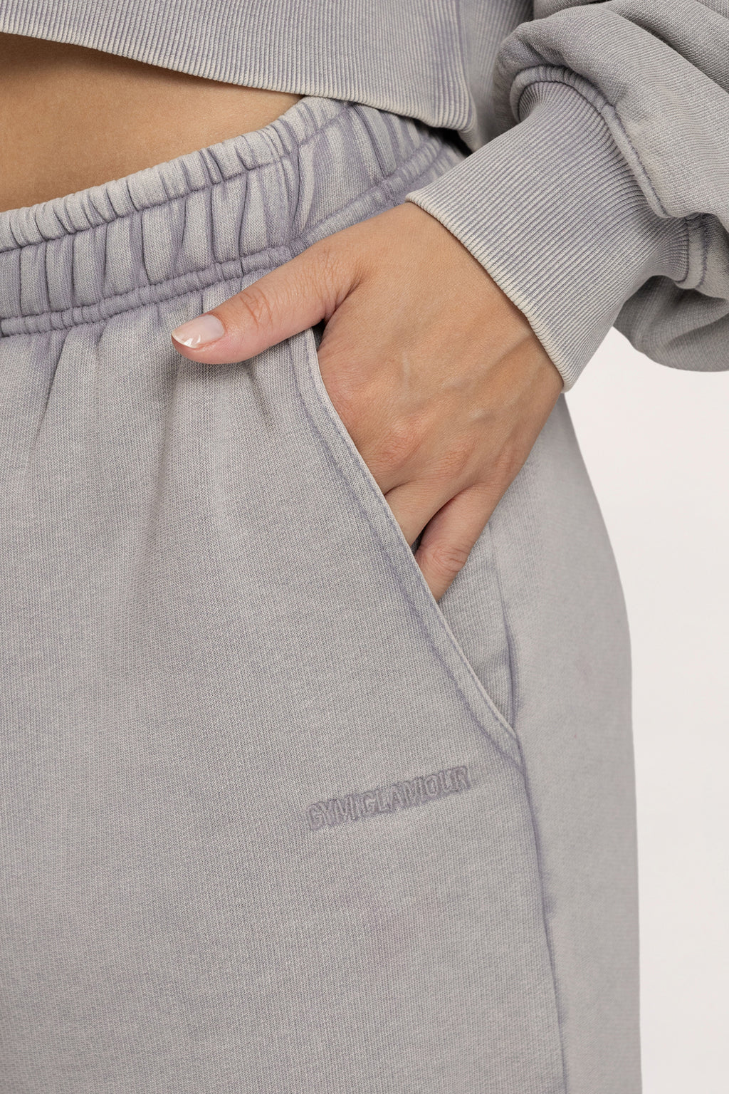 Easy egyenes szárú szabadidőnadrág light grey