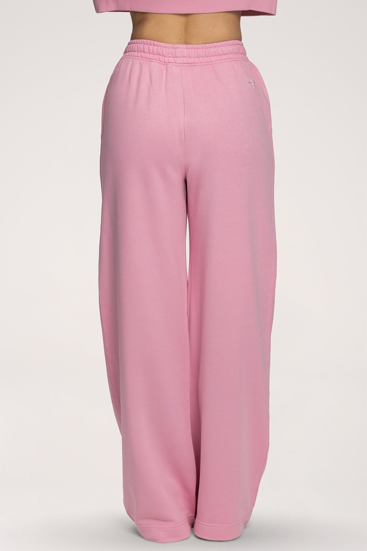 Easy egyenes szárú szabadidőnadrág light pink