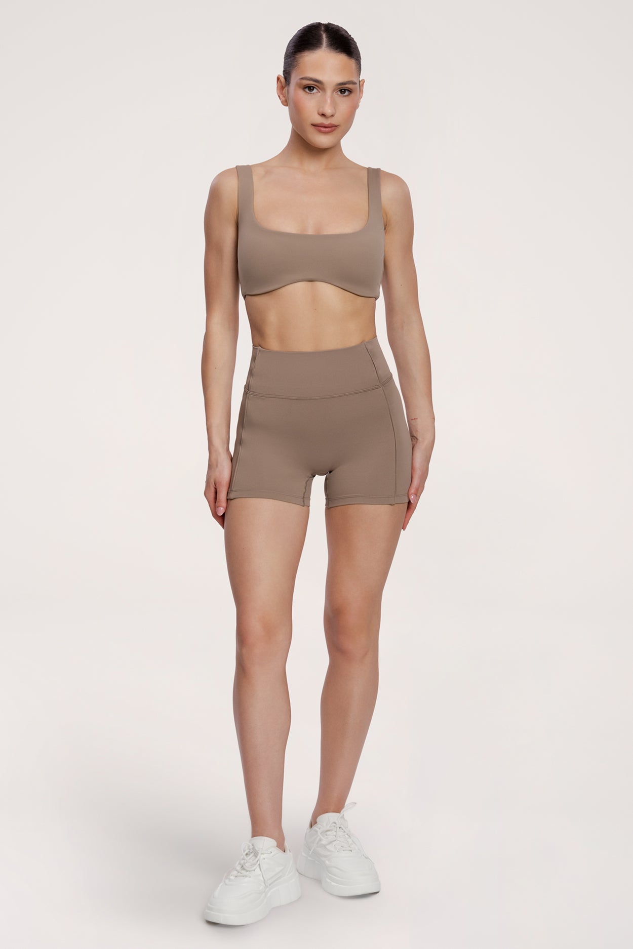 Pilates Era rövidnadrág warm beige
