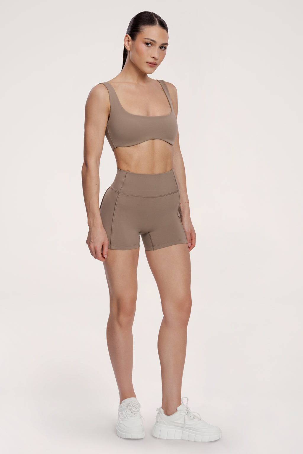 Pilates Era rövidnadrág warm beige