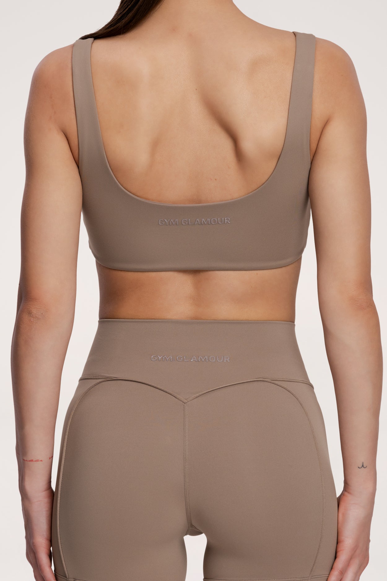 Pilates Era sportmelltartó warm beige