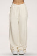 Easy egyenes szárú szabadidőnadrág off white