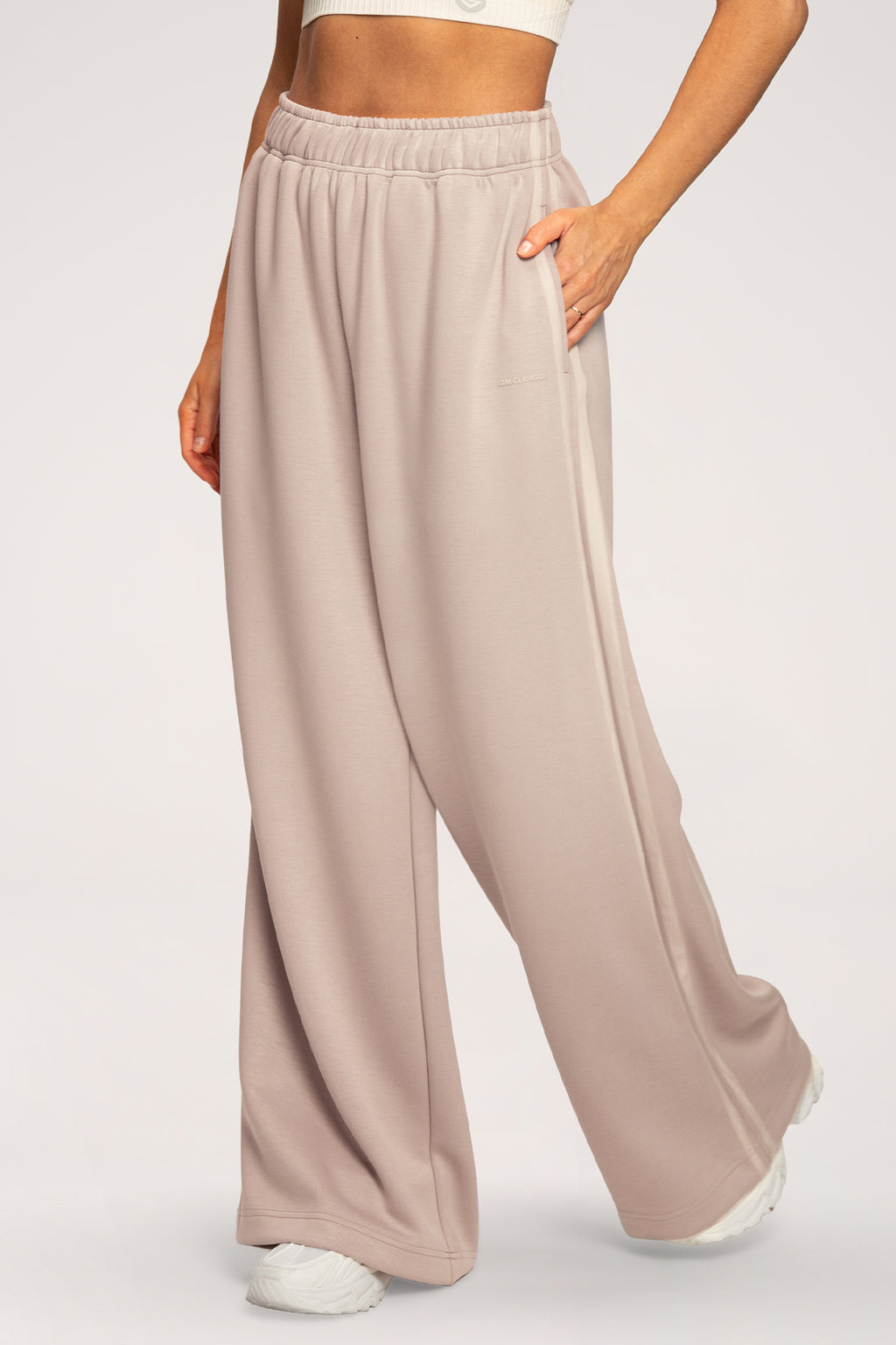 UN1FORM oversize melegítőnadrág beige