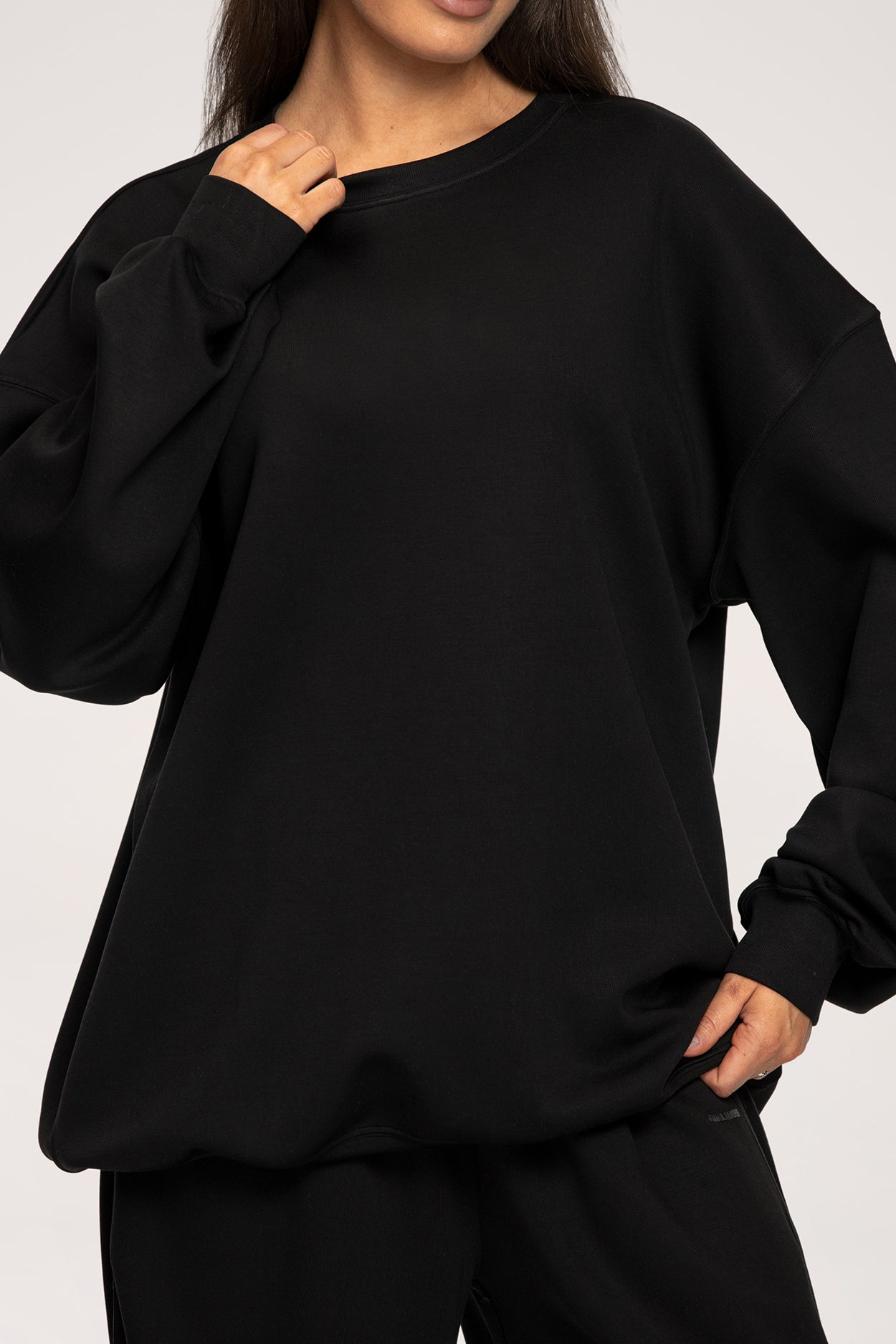UN1FORM oversize felső black