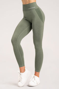 Khaki Melange Leggings