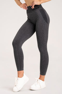 Sötétszürke Melange Leggings