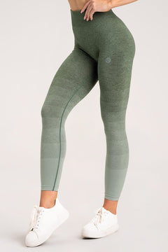 Khaki ombre leggings