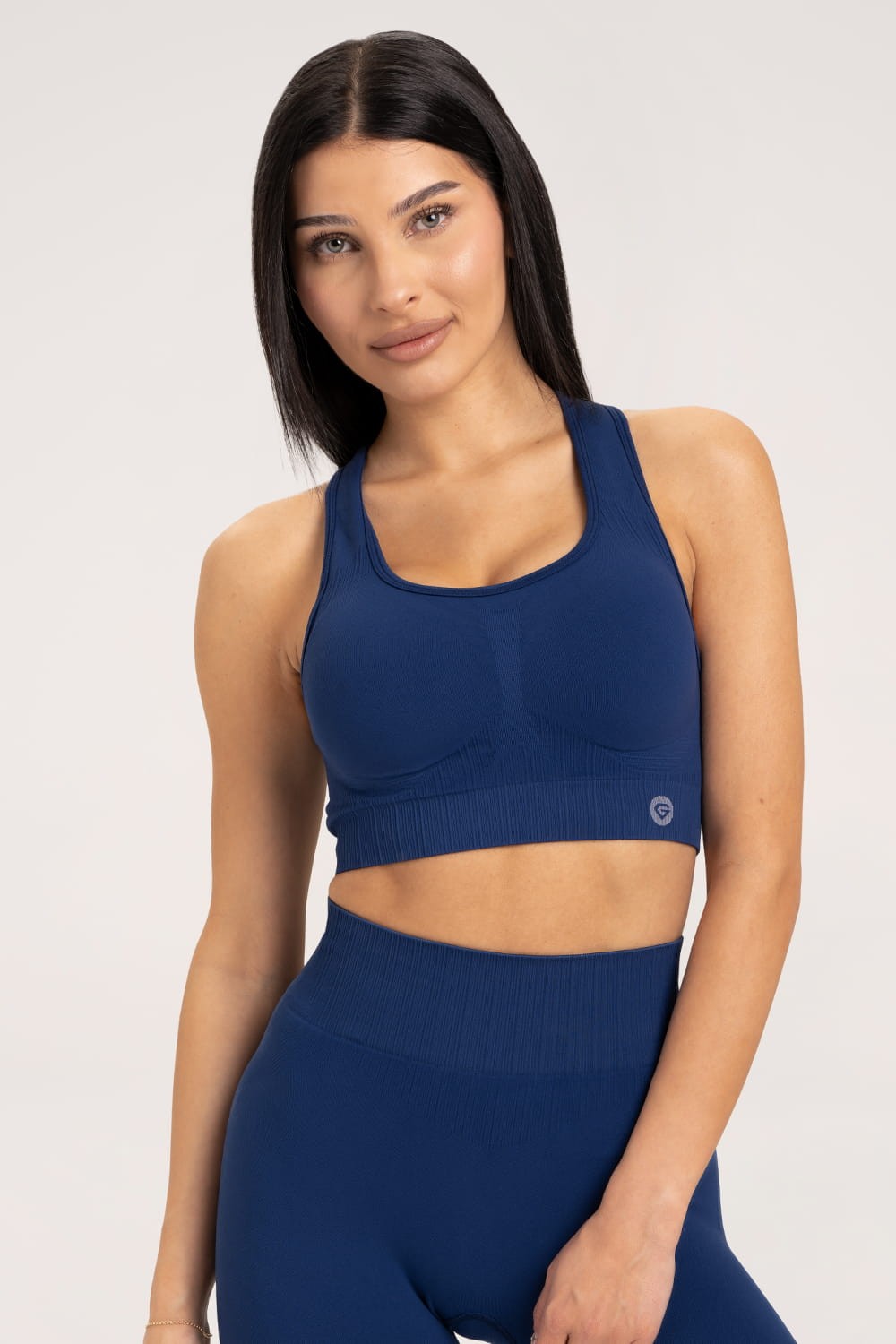 Biustonosz push up classic blue