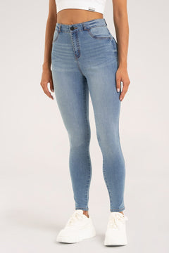 Skinny farmer light blue