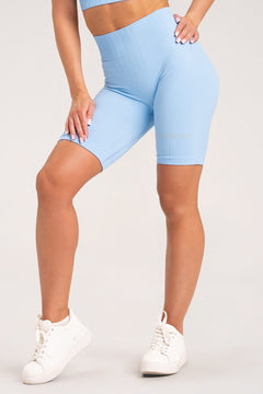 Bikers push up baby blue