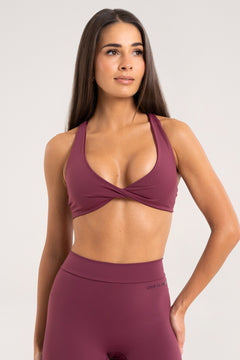 Twist glow melltartó burgundy