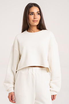 Signature pulóver off white