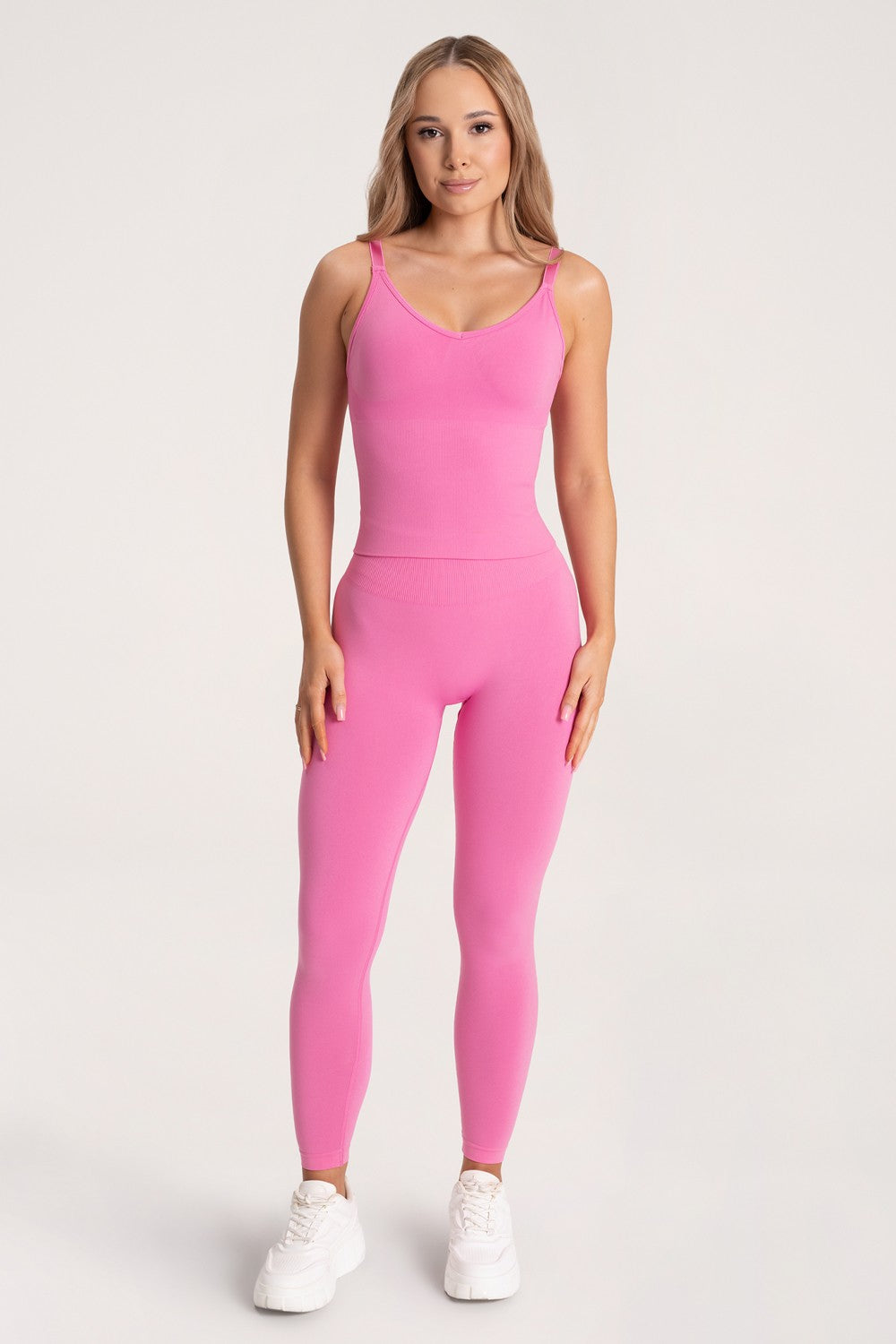 Biustonosz second skin long wild pink