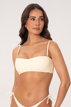 Move band bikini felső off white
