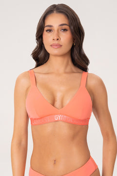 Move triangle sport bikini felső coral