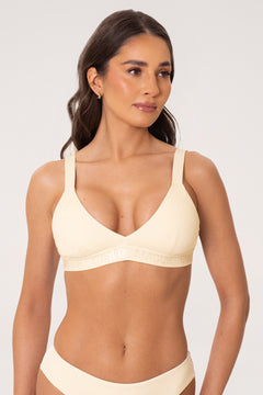 Move triangle sport bikini felső off white
