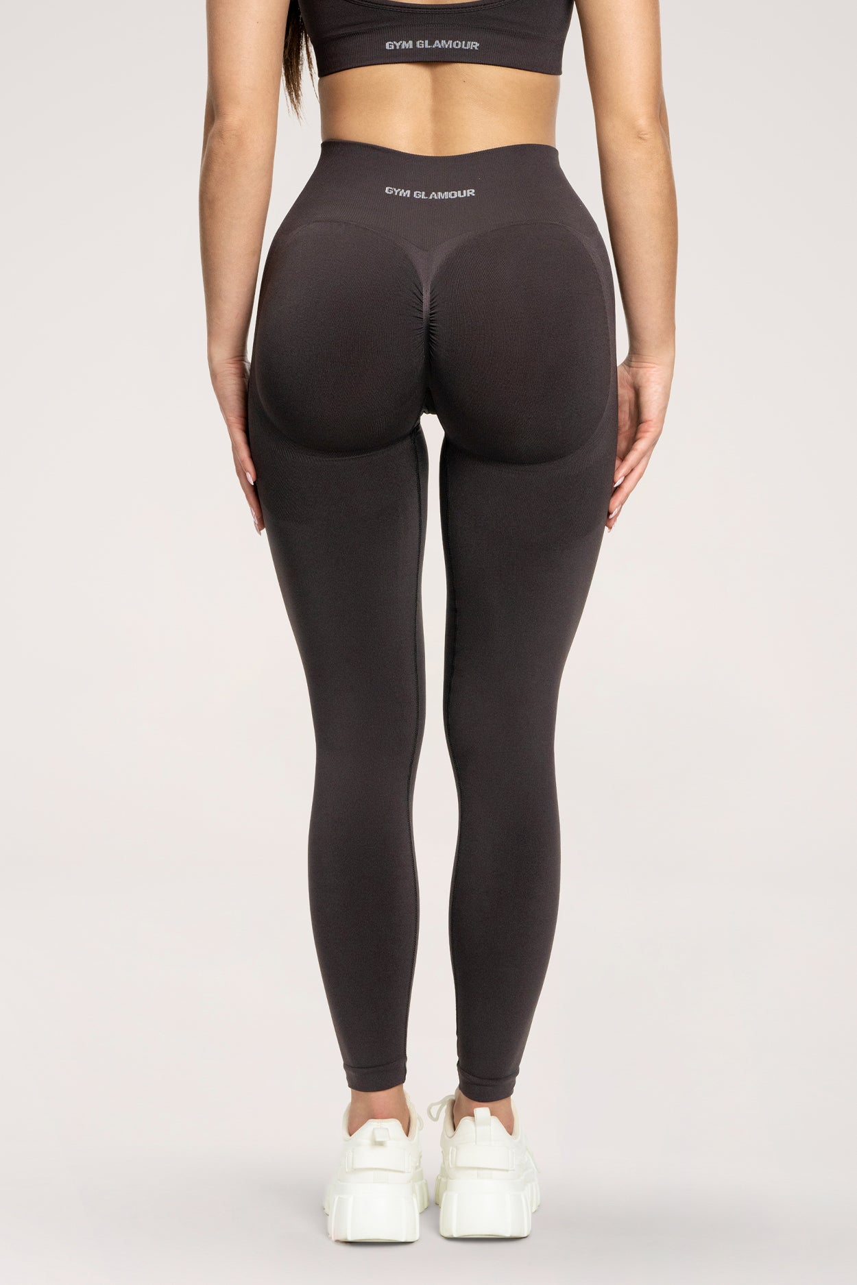 Fake BBL leggings chocolate