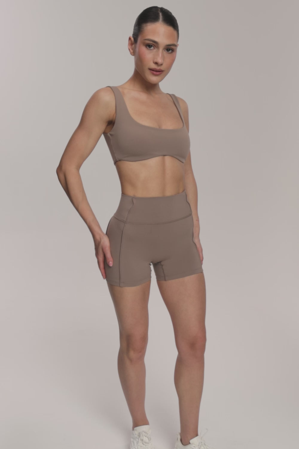 Pilates Era rövidnadrág warm beige