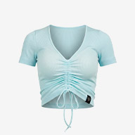 Húzózsinóros topok